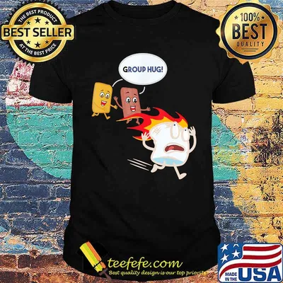 Camping Marshmallow Group Hug Shirt