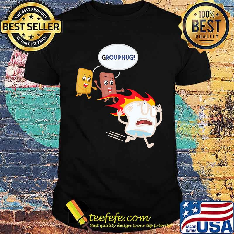 Camping Marshmallow Group Hug Shirt
