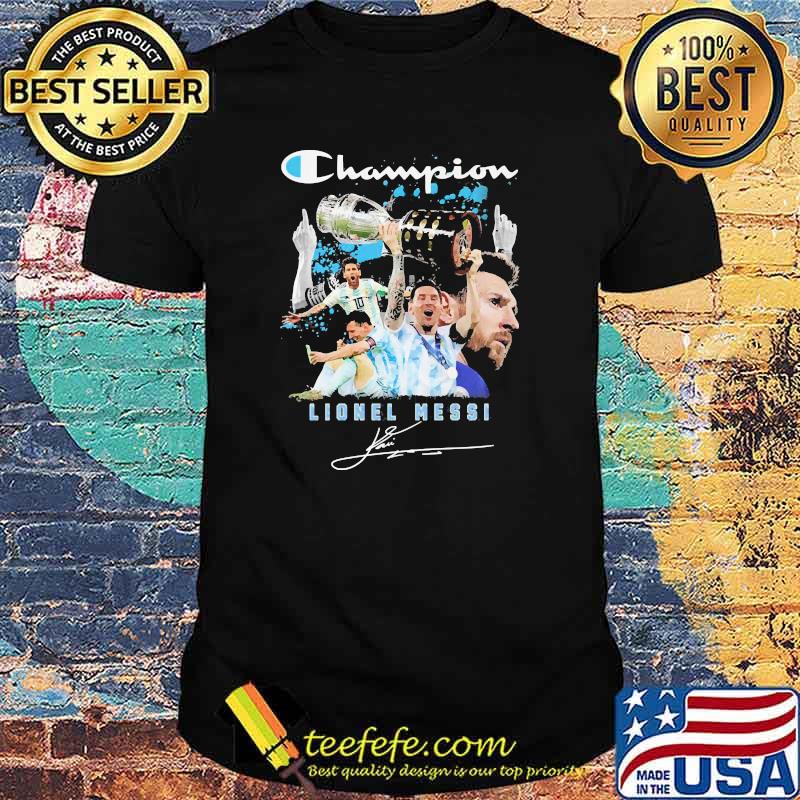 Champion Lionel Messi signature football shirt Champion Lionel Messi signature football shirt