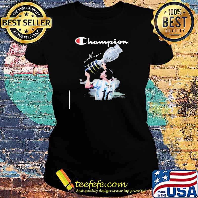 Champion Messi Cup Shirt Ladies tee Champion Messi Cup Shirt Ladies tee