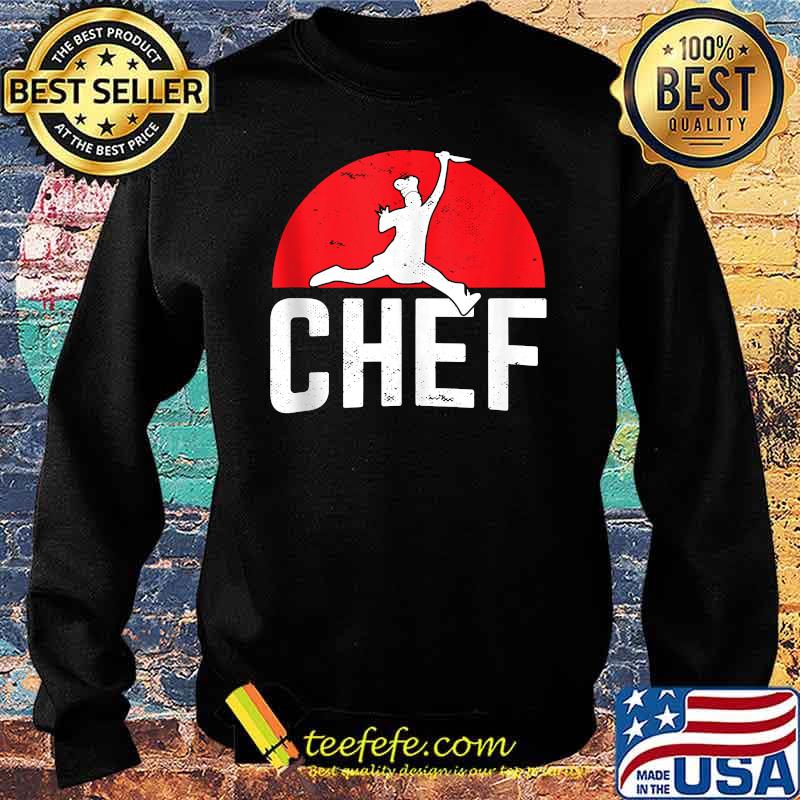 Chef Jumping Chef Knife Blood Moon T-Shirt Sweater Chef Jumping Chef Knife Blood Moon T-Shirt Sweater