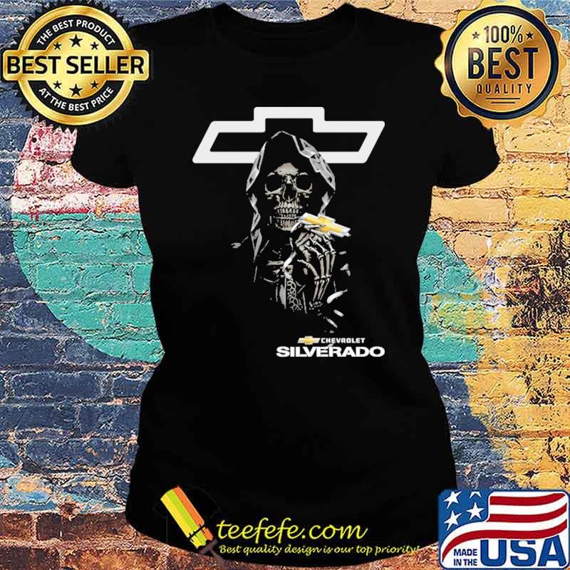 Chevrolet Silverado Skull Shirt Ladies tee Chevrolet Silverado Skull Shirt Ladies tee
