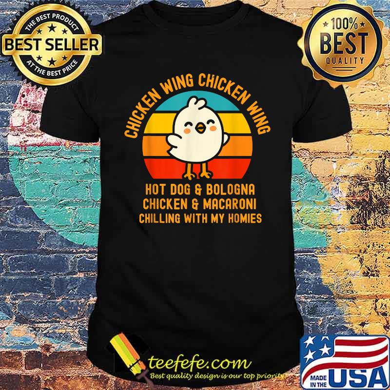Chicken Wing Chicken Wing Hot Dog And Bologna Vintage T-Shirt