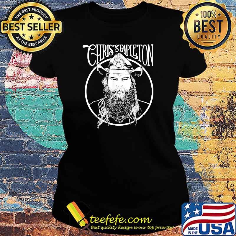 Chris Stapieton Cowboy Hat T-Shirt Ladies tee Chris Stapieton Cowboy Hat T-Shirt Ladies tee