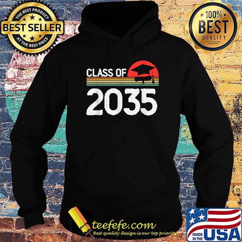 Class Of 2035 Grow With Me Handprint Kindergarten To Graduat T-Shirt Hoodie Class Of 2035 Grow With Me Handprint Kindergarten To Graduat T-Shirt Hoodie