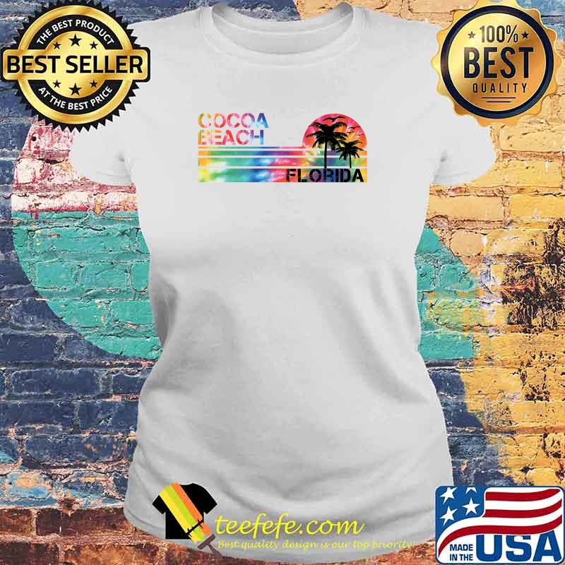 Cocoa Beach Florida Tie Dye Vintage T-Shirt Laides tee Cocoa Beach Florida Tie Dye Vintage T-Shirt Laides tee