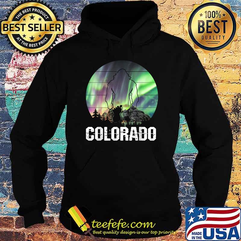 Colorado Bigfoot Hiking T-Shirt Hoodie Colorado Bigfoot Hiking T-Shirt Hoodie