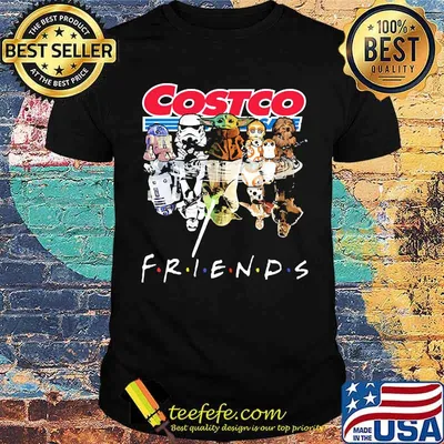 Costco friends star wars yoda shirt