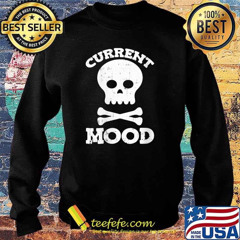 Current Mood Halloween Costume Skull T-Shirt Sweater Current Mood Halloween Costume Skull T-Shirt Sweater