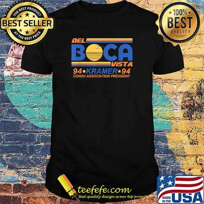 Del Boca Vista Retirement Community Funny Novelty Design T-Shirt