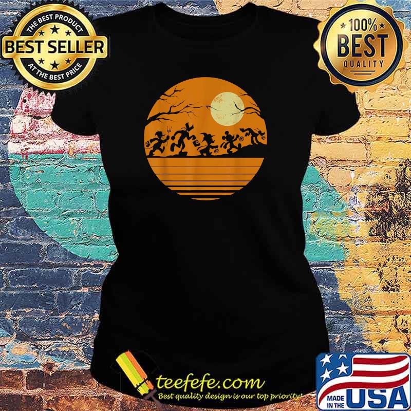 Disney Mickey Mouse and Friends Halloween T-Shirt Ladies tee Disney Mickey Mouse and Friends Halloween T-Shirt Ladies tee