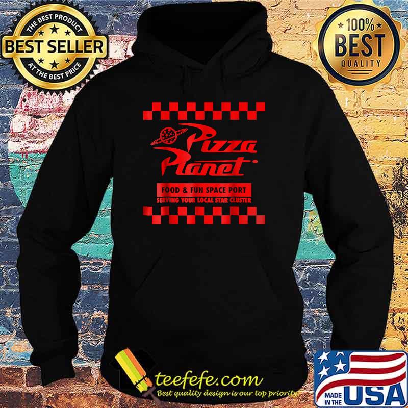 Disney Pixar Toy Story Pizza Planet Checkered Logo T-Shirt Hoodie Disney Pixar Toy Story Pizza Planet Checkered Logo T-Shirt Hoodie