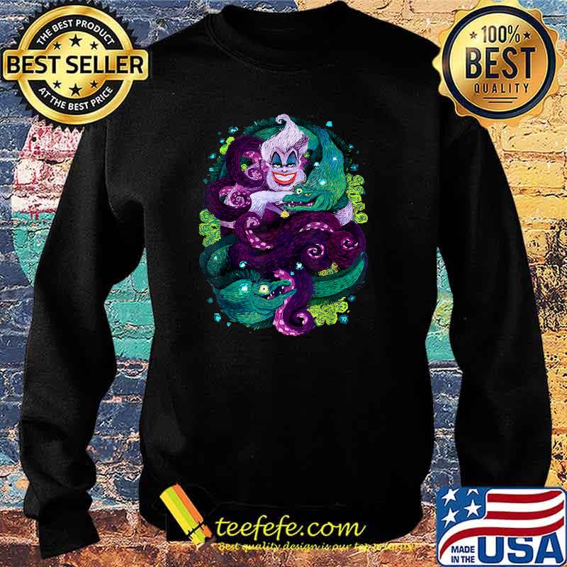 Disney The Little Mermaid Ursula Sea Witch Painting T-Shirt Sweater Disney The Little Mermaid Ursula Sea Witch Painting T-Shirt Sweater