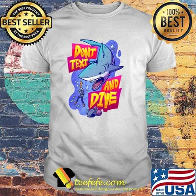 Don't Text And Dive Premium T-Shirt