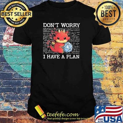 Don't Worry I Have A Plan Dragon Shirt