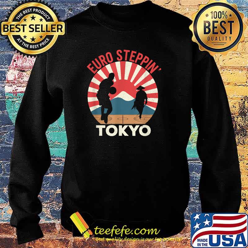 Euro Steppin' Tokyo Basketball Mt. Fuji Samurai Duel T-Shirt Sweater Euro Steppin' Tokyo Basketball Mt. Fuji Samurai Duel T-Shirt Sweater