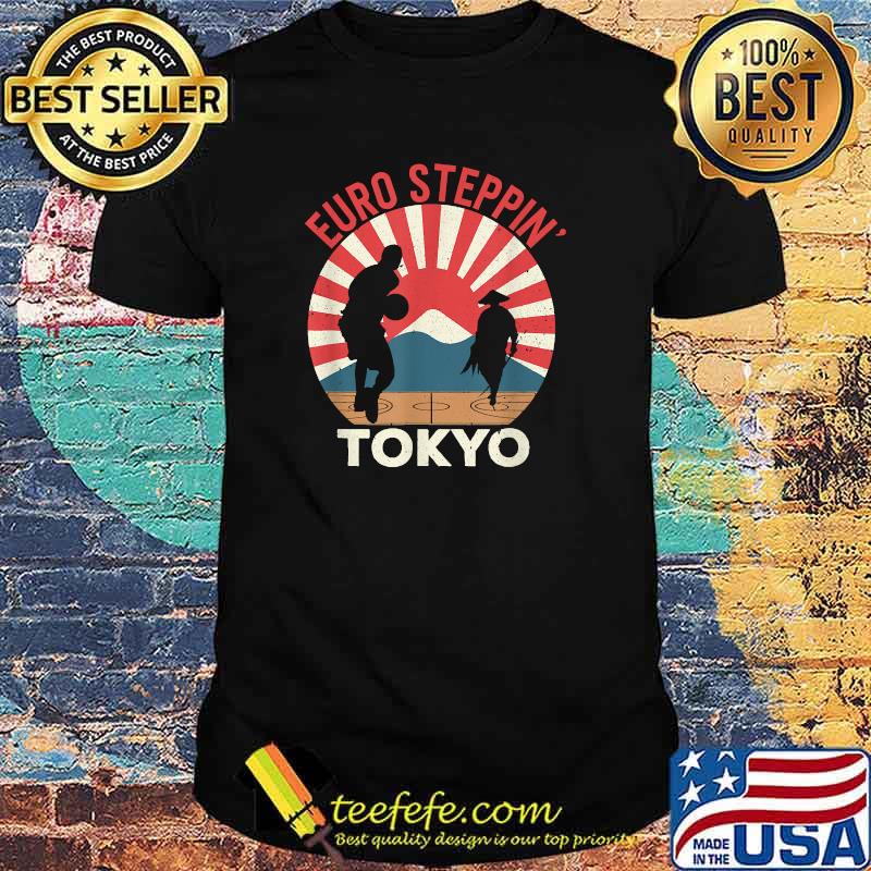 Euro Steppin' Tokyo Basketball Mt. Fuji Samurai Duel T-Shirt