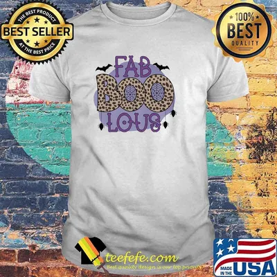 Fab boo lous leopard halloween shirt