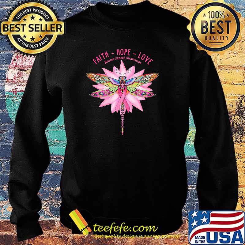 FAITH - HOPE - LOVE BREAST CANCER AWARENESS Shirt Sweater FAITH - HOPE - LOVE BREAST CANCER AWARENESS Shirt Sweater