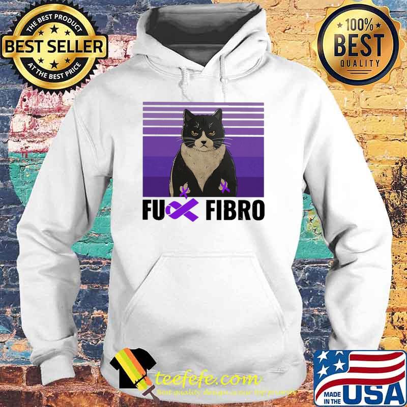 Fibromyalgia Awareness Cat Vintage Shirt Hoodie Fibromyalgia Awareness Cat Vintage Shirt Hoodie