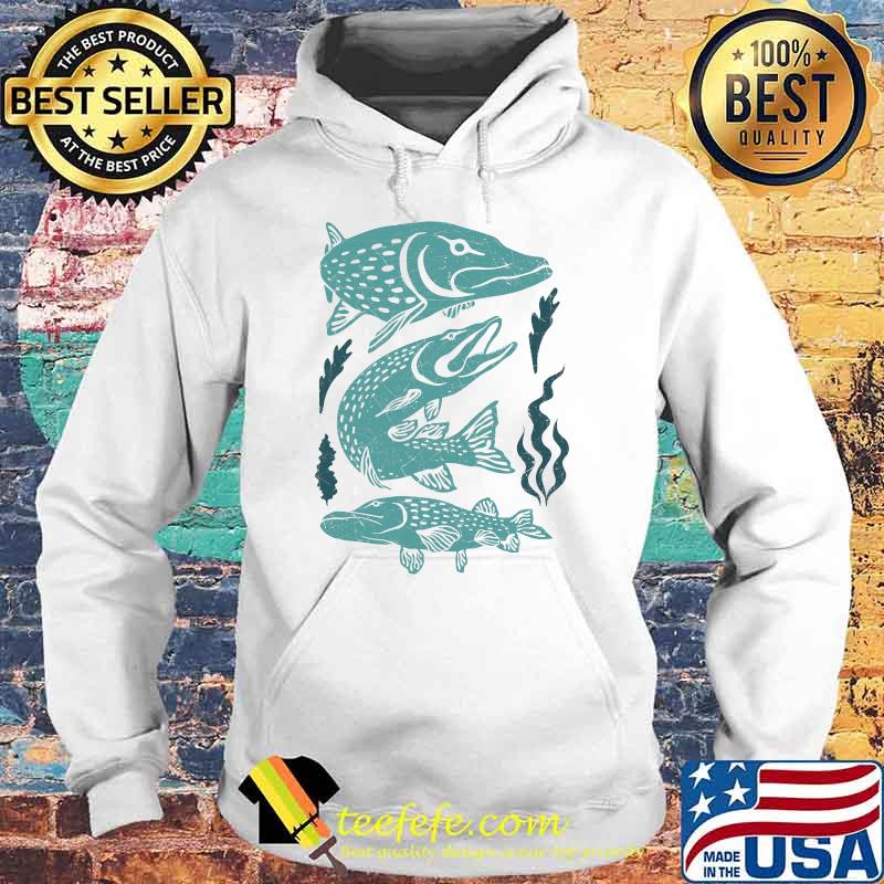 Fishkeeping Underwater Animal Biology Pike Fish T-Shirt Hoodie Fishkeeping Underwater Animal Biology Pike Fish T-Shirt Hoodie