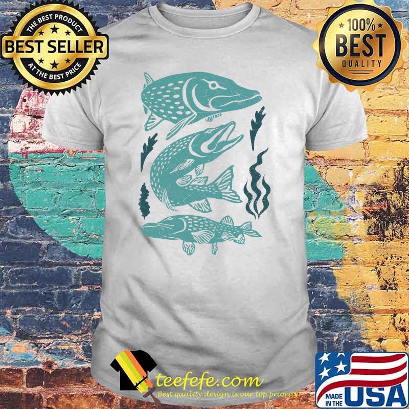 Fishkeeping Underwater Animal Biology Pike Fish T-Shirt