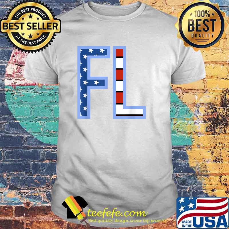 FL Florida Her State Outline Abbreviation T-Shirt