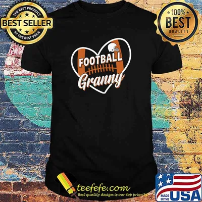 Football Grandma Granny Women Football Love Football Player T-Shirt