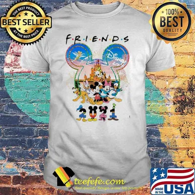 Friends Disney 2021 Mickey Donal Duck Shirt
