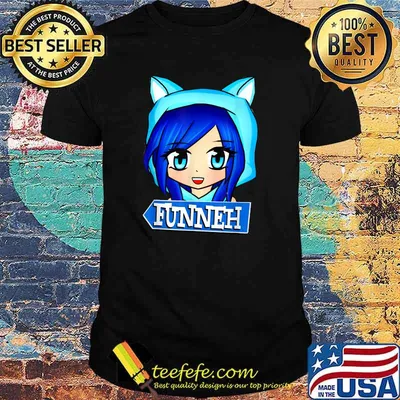 Funneh Chibi Kawaii Cute Girl Gift Have Krews In Name T-Shirt