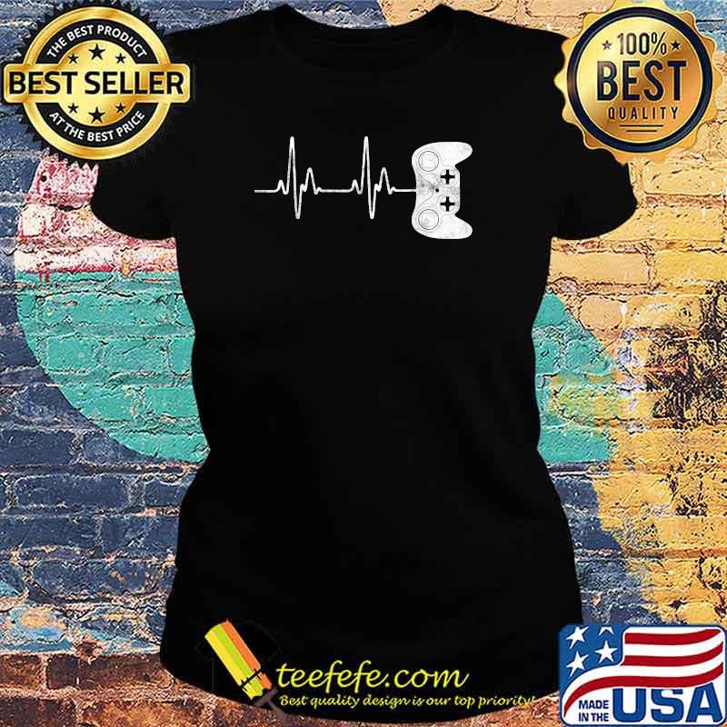 Gamer Heartbeat Game Lover T-Shirt Ladies tee Gamer Heartbeat Game Lover T-Shirt Ladies tee