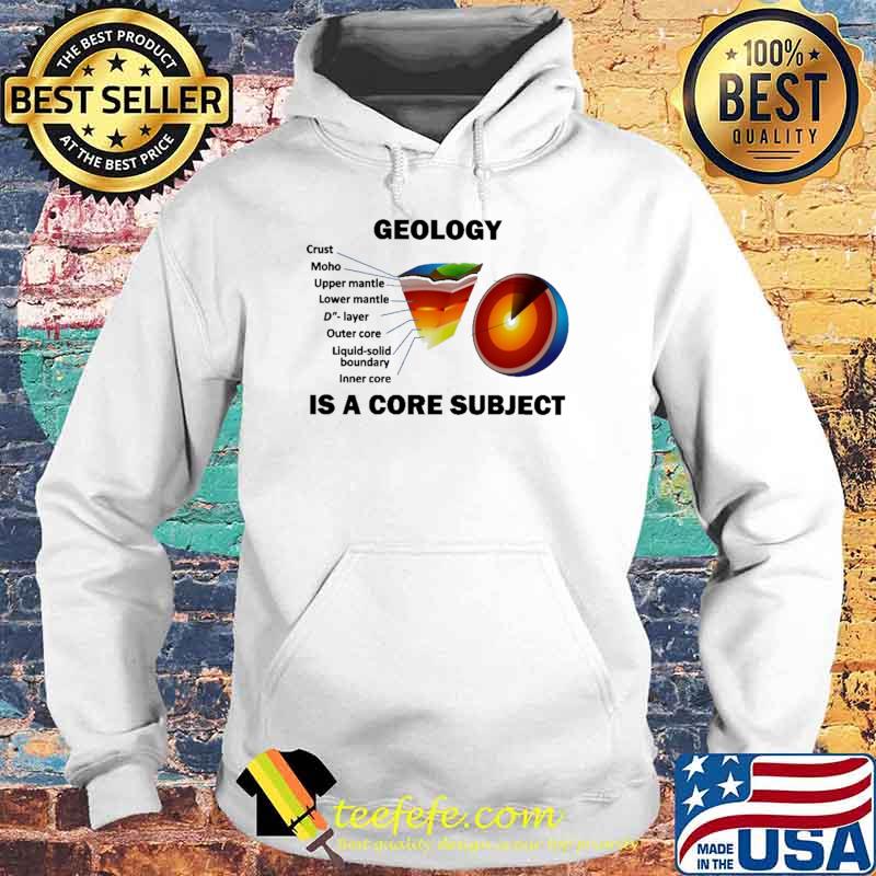 Geology Is A Core Subject Shirt Hoodie Geology Is A Core Subject Shirt Hoodie