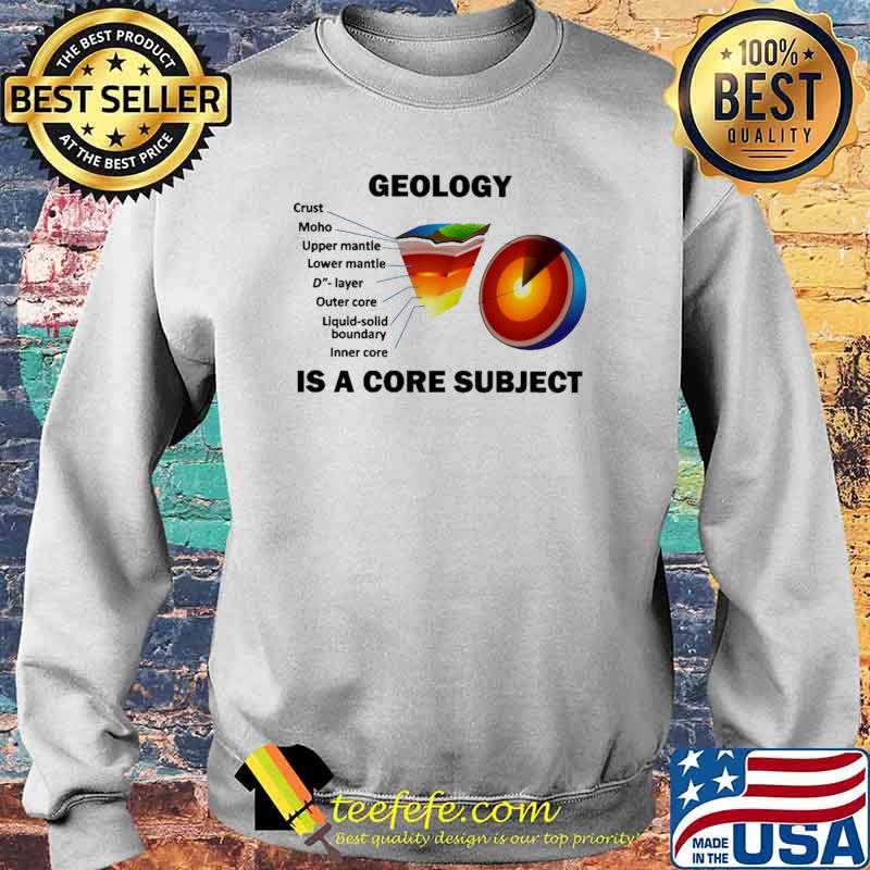 Geology Is A Core Subject Shirt Sweater Geology Is A Core Subject Shirt Sweater