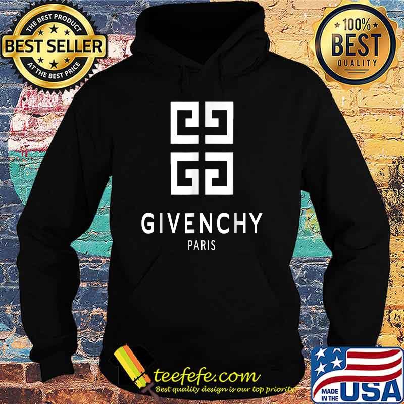 Givenchys Paris Logo T-Shirt Hoodie Givenchys Paris Logo T-Shirt Hoodie