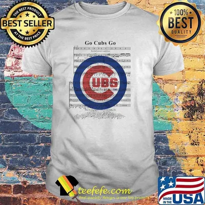 GO cubs go music shirt