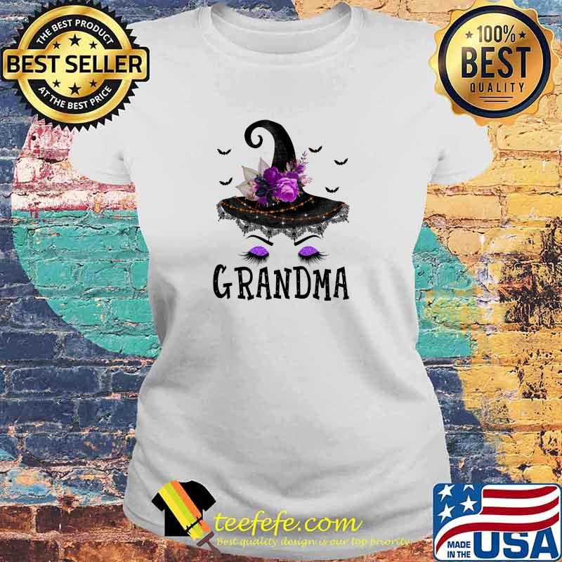 Grandma Witch Hat Halloween T-Shirt Laides tee Grandma Witch Hat Halloween T-Shirt Laides tee
