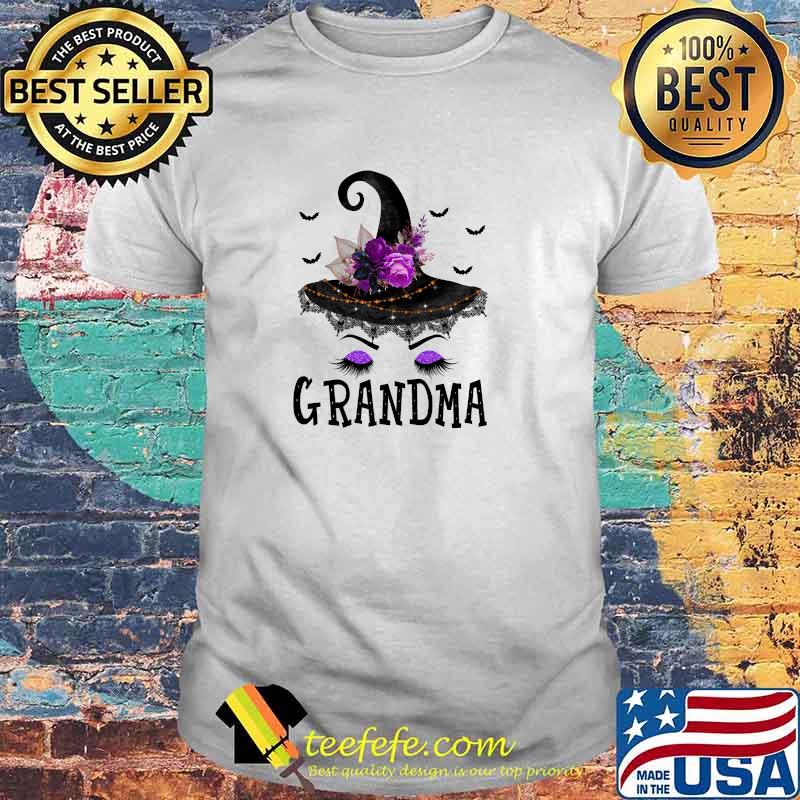 Grandma Witch Hat Halloween T-Shirt