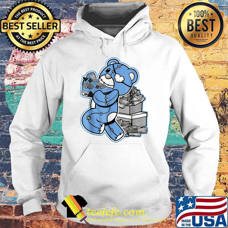 Graphic Tee Match Jordan 4 University Blue T-Shirt Hoodie Graphic Tee Match Jordan 4 University Blue T-Shirt Hoodie
