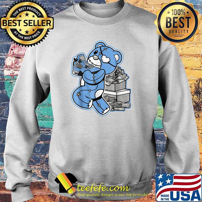 Graphic Tee Match Jordan 4 University Blue T-Shirt Sweater Graphic Tee Match Jordan 4 University Blue T-Shirt Sweater