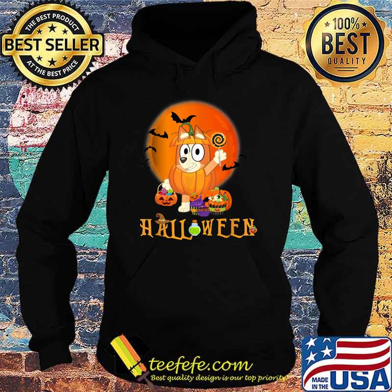 Halloween Anime Dog Cute Blood Moon T-Shirt Hoodie Halloween Anime Dog Cute Blood Moon T-Shirt Hoodie
