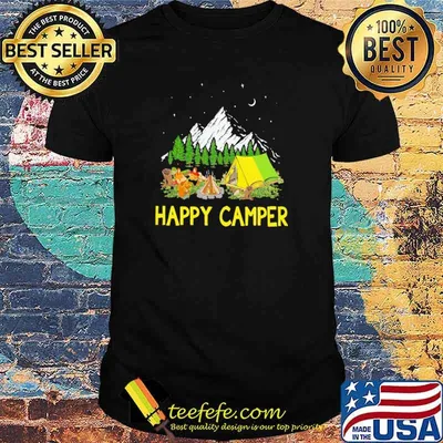 Happy Camper Camping Shirt