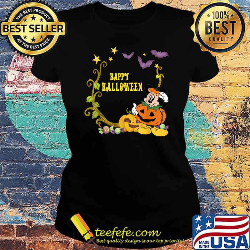 Happy halloween 2021 2022 mickey pumpkin T-Shirt Ladies tee Happy halloween 2021 2022 mickey pumpkin T-Shirt Ladies tee