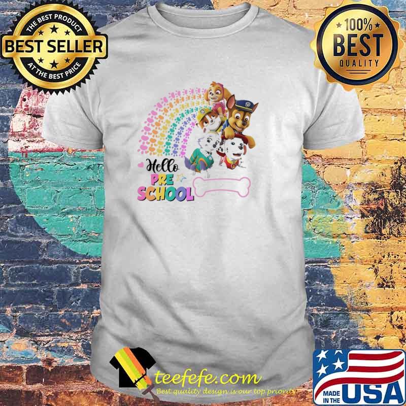 Hello Pre School Dog Shirt