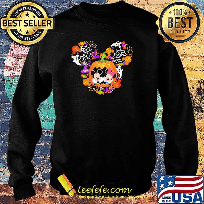 Holloween Mickey Pumkin Shirt Sweater Holloween Mickey Pumkin Shirt Sweater