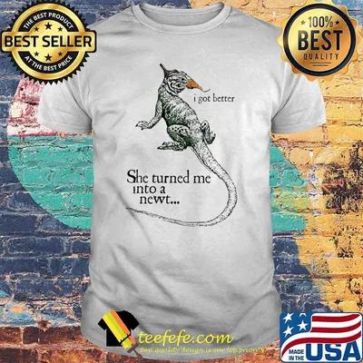 i got better she turned me into a newt shirt