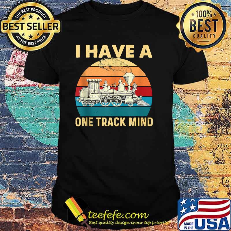 I Have A One Track Mind - Trainspotter Vintage T-Shirt