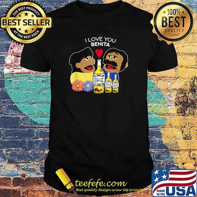 I love you benita Awkward Puppets diego T-Shirt