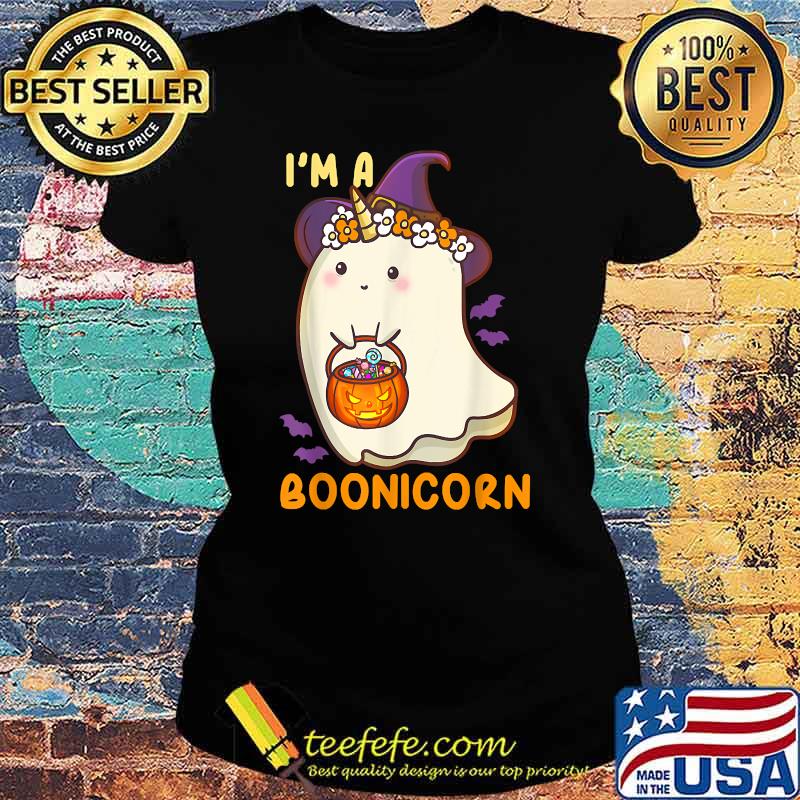 I'm A Boonicorn Halloween Unicorn Ghost T-Shirt Ladies tee I'm A Boonicorn Halloween Unicorn Ghost T-Shirt Ladies tee