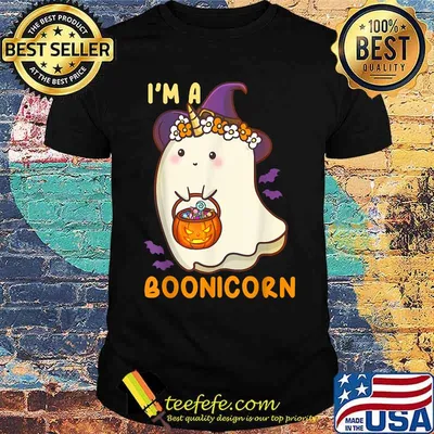 I'm A Boonicorn Halloween Unicorn Ghost T-Shirt