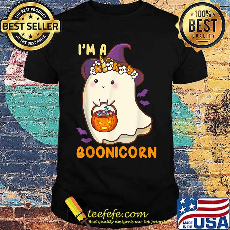 I'm A Boonicorn Halloween Unicorn Ghost T-Shirt